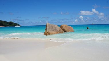 Seyşel Adaları 'ndaki inanılmaz tropikal manzara