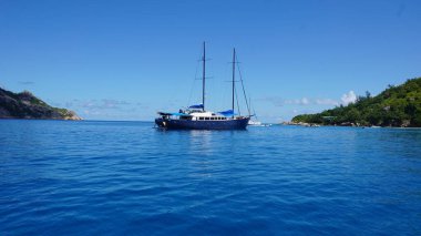 Seyşel Adaları 'ndaki inanılmaz tropikal manzara