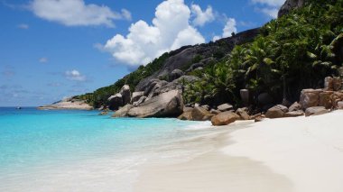 Seyşel Adaları 'ndaki inanılmaz tropikal manzara