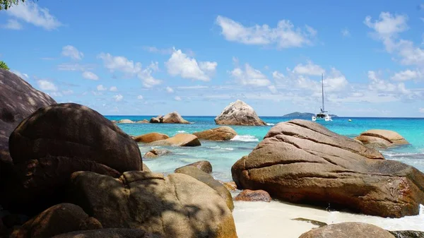 Úžasná Tropická Krajina Seychelských Ostrovech — Stock fotografie