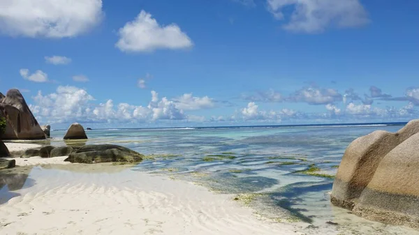 Geweldig Tropisch Landschap Eilanden Van Seychellen — Stockfoto