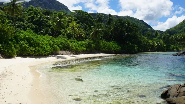 Incrível Paisagem Tropical Nas Ilhas Seicheles — Fotografia de Stock