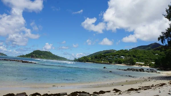 Geweldig Tropisch Landschap Eilanden Van Seychellen — Stockfoto