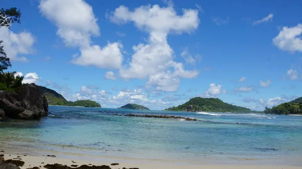 Удивительный Тропический Пейзаж Сейшельских Островах — стоковое фото