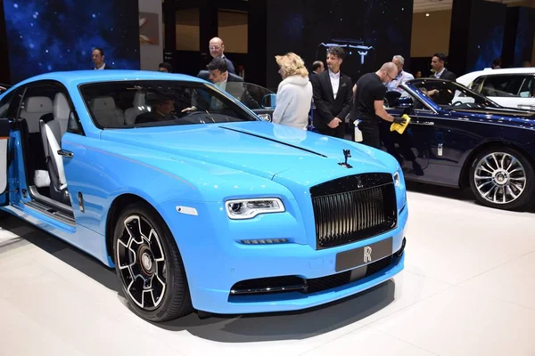 Geneva, Switzerland - March 05, 2019: Rolls Royce Wraith - Geneva International Motor Show 2019 — Stock Photo, Image