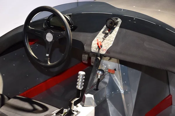 Genf, Svájc - 2019. március 03.: Sbarro Mile Roadster Prototípus a Gims 2019 vásáron — Stock Fotó