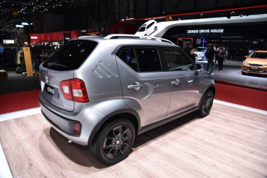 Cenevre, İsviçre - Mart 06, 2019: Suzuki Ignis 89.
