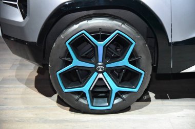 Cenevre, İsviçre - Mart 06, 2019: 89. Gims 'de Tata H2x kavramı
