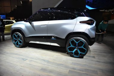 Cenevre, İsviçre - Mart 06, 2019: 89. Gims 'de Tata H2x kavramı