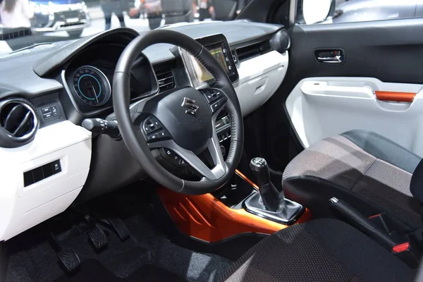 Genewa, Szwajcaria - 06 marca 2019: Suzuki Ignis at 89th Gims — Zdjęcie stockowe