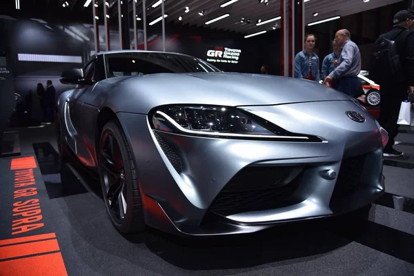 Genebra, Suíça - 06 de março de 2019: Toyota Supra GR no 89th GIMS — Fotografia de Stock