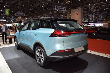 Cenevre, İsviçre - 04 Mart 2019: 89. Gims 'de Aiways U5