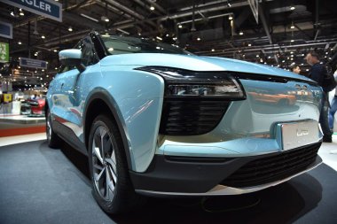 Cenevre, İsviçre - 04 Mart 2019: 89. Gims 'de Aiways U5