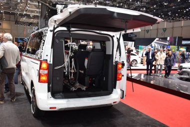 Cenevre, İsviçre - 05 Mart 2019: 89. Gims 'deki Citroen The Citroenist Concept