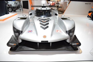 Cenevre, İsviçre - 03 Mart 2019: 89 Gims 'de Ginetta Lmp1