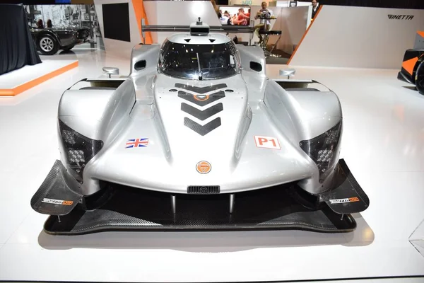 Geneve, Schweiz - mars 03, 2019: Ginetta Lmp1 på 89th Gims — Stockfoto