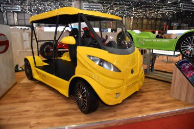 Cenevre, İsviçre - Mart 06, 2019: L Şehri 89.