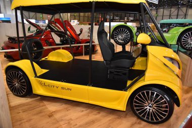 Cenevre, İsviçre - Mart 06, 2019: L Şehri 89.