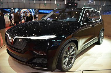 Cenevre, İsviçre - Mart 06, 2019: 89 'da Magna Vinfast