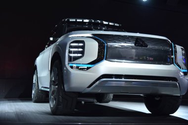 Cenevre, İsviçre - 05 Mart 2019: Mitsubishi Engelberg Tourer Concept at 89.