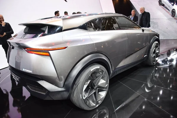 Genebra, Suíça - 05 de março de 2019: Nissan IMq e-power Concept at 89th GIMS — Fotografia de Stock