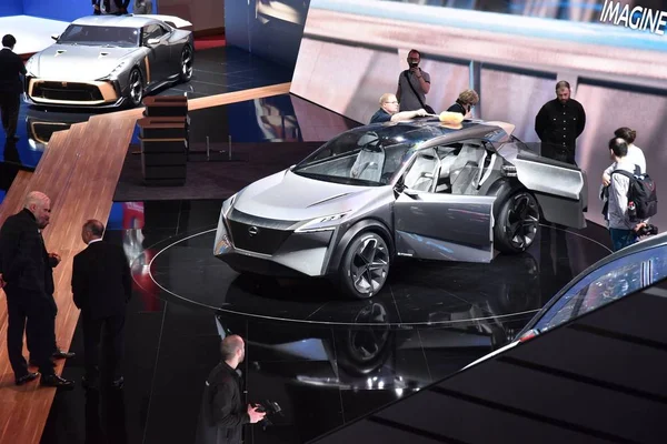 Geneva, Switzerland - March 05, 2019: Nissan IMq e-power Concept at 89th GIMS — Stock Photo, Image