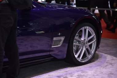 Geneva, Switzerland - March 06, 2019: Touring Superleggera Sciadipersia at 89th GIMS