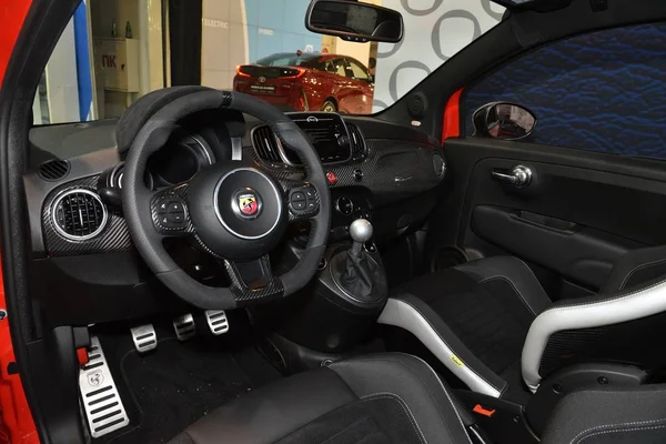 Sofia, Bulgaria - 11 ottobre 2019: Abarth 595 Competizione al Salone di Sofia — Foto Stock