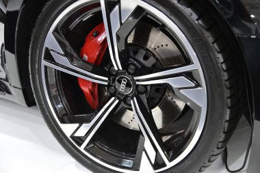 Sofya, Bulgaristan - 11 Ekim 2019: Audi Rs5 Sofya Motor Fuarında