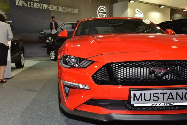 Sofia, Bulgaria - October 11, 2019: Ford Mustang at Sofia Motor Show — ストック写真