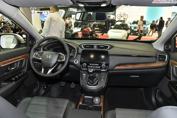 Sofia, Bulgarije - 14 oktober 2019: Honda Cr-V op autosalon Sofia — Stockfoto