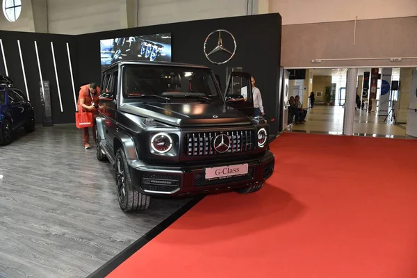 Sofia, Bulgaria - 11 de octubre de 2019: Mercedes-Benz Clase G en el Salón del Automóvil de Sofía — Foto de Stock