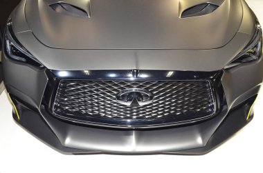 Paris, Fransa - 03 Ekim 2018: Sonsuzluk Projesi Siyah S Paris Motor Show 'da