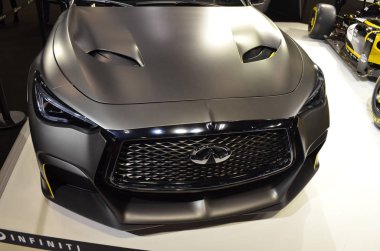 Paris, Fransa - 03 Ekim 2018: Sonsuzluk Projesi Siyah S Paris Motor Show 'da