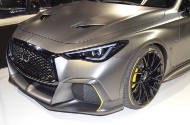 Paris, Fransa - 03 Ekim 2018: Sonsuzluk Projesi Siyah S Paris Motor Show 'da