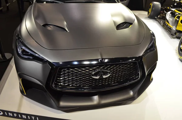 Paris, Fransa - 03 Ekim 2018: Sonsuzluk Projesi Siyah S Paris Motor Show 'da