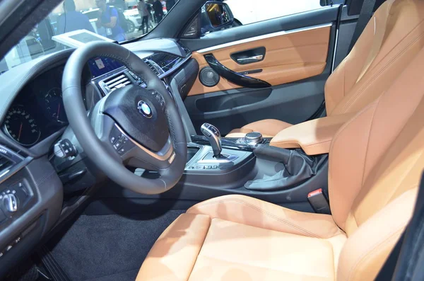Paris, França - 03 de outubro de 2018: BMW Serie 4 Gran Coupe no Paris Motor Show — Fotografia de Stock