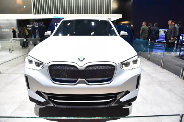Paris, France - October 03, 2018: BMW iX3 Concept at Paris Motor Show — Stock Photo, Image