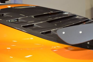 Paris, Fransa - 03 Ekim 2018: Lotus Exige 410 Spor Paris Motor Show