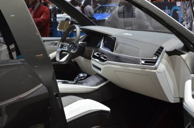 Cenevre, İsviçre, Mart 07-2018: Bmw X7 Gims 'deki performans kavramı