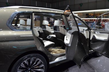Cenevre, İsviçre, Mart 07-2018: Bmw X7 Gims 'deki performans kavramı