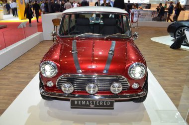 Cenevre, İsviçre, Mart 06-2018: David Brown Mini Gims 'de Monte Carlo' da ustalaştı