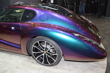 Cenevre, İsviçre, Mart 06-2018: Eadon Green Zeclat at Gims