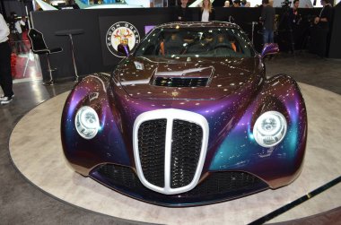 Cenevre, İsviçre, Mart 06-2018: Eadon Green Zeclat at Gims
