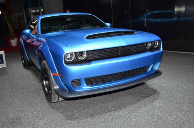 Cenevre, İsviçre, Mart 06-2018: Dodge Demon at Gims