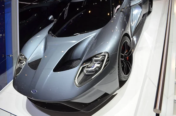 Geneva, Switzerland, March 07-2018: Ford Gt at Gims — 스톡 사진