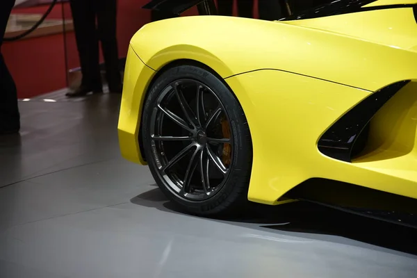 Genebra, Suíça, março 07-2018: Hennessey Venom F5 na GIMS — Fotografia de Stock