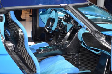 Cenevre, İsviçre, Mart 06-2018: Gims 'de Koenigsegg Regera