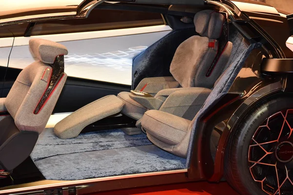 Genève, Zwitserland, 06-2018: Lagonda Vision Concept bij Gims — Stockfoto