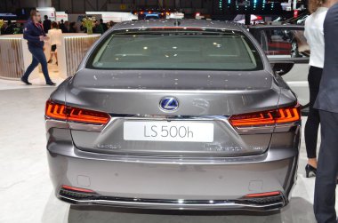 Cenevre, İsviçre, Mart 06-2018: Lexus Gims 'de saat 500